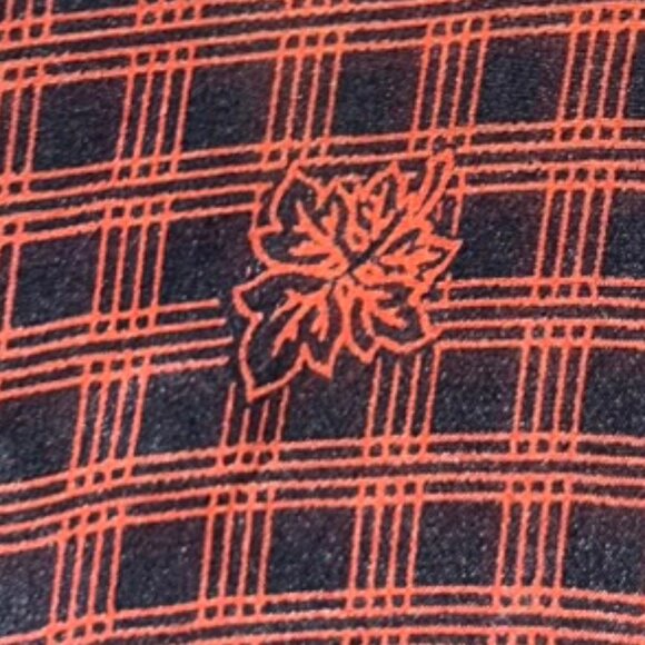 Silk Plaid Pattern Blouse - Red - Picture 3 of 6